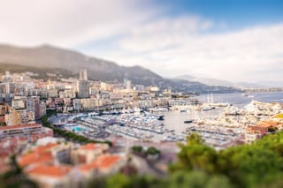 Monte Carlo's harbor in Monaco