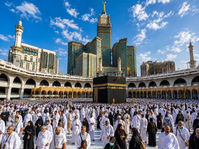 View Of Masjid Al Haram In Makkah