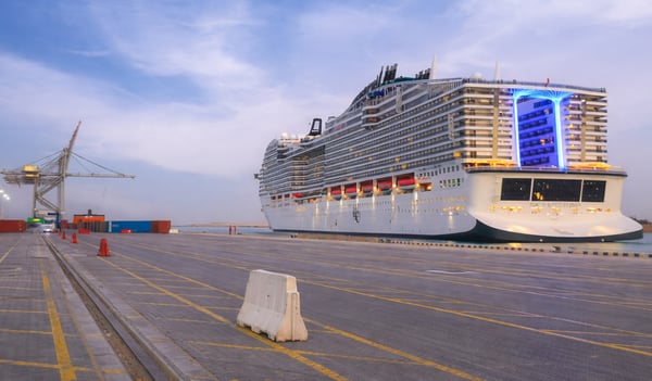 Cruise Ship At King Abdulaziz Port