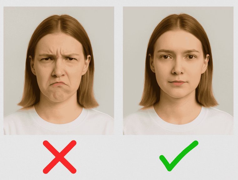 Photo Guidelines for Facial Expressions